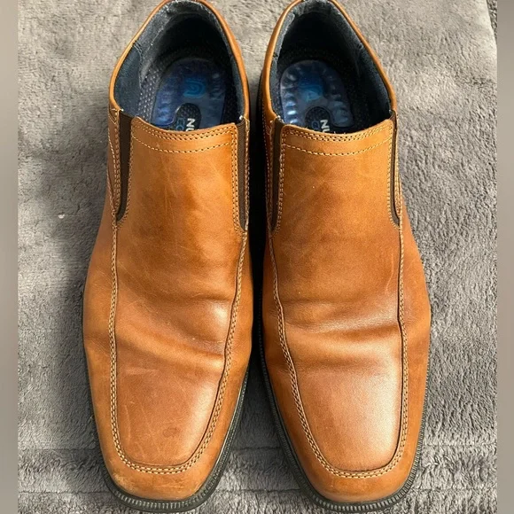 Mens Nunn Bush Comfort Gel Brown Leather Loafer Size 10.5M s-l400.jpg main image 3